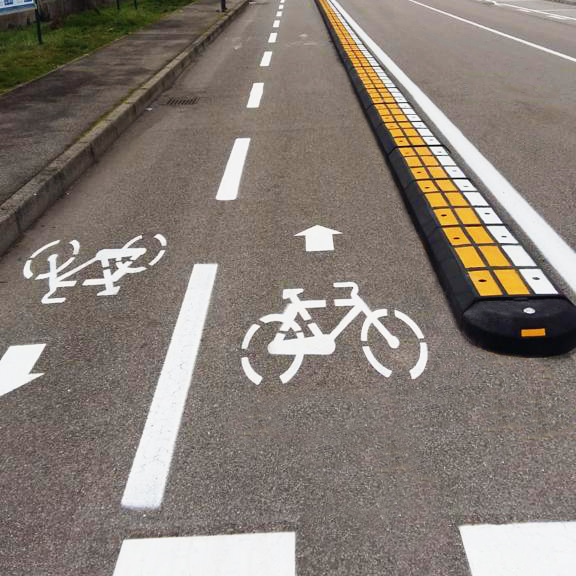 Separadores de Ciclovia